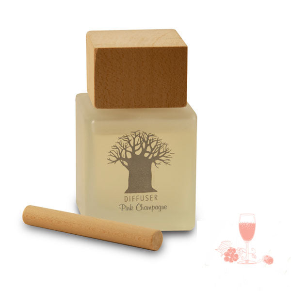 Wooden Top Diffuser in Pink Champagne