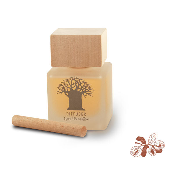 Wooden Top Diffuser in Spicy Bushwillow
