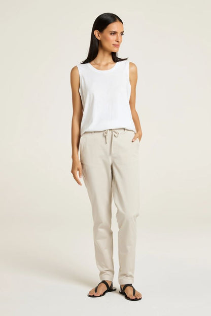 Mont Washed Stretch Pant in Stone