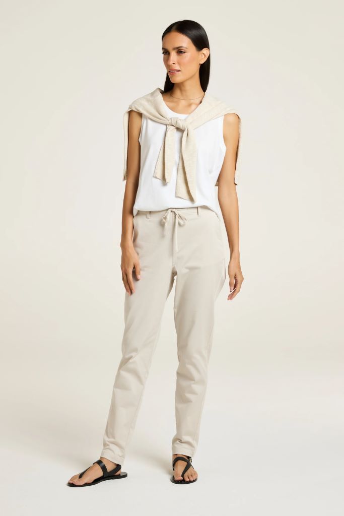 Mont Washed Stretch Pant in Stone