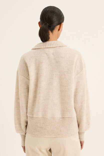 Ember Knit Jacket in Oat
