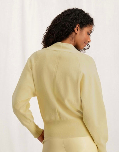 Long Sleeve Cardigan in Parsnip Yellow