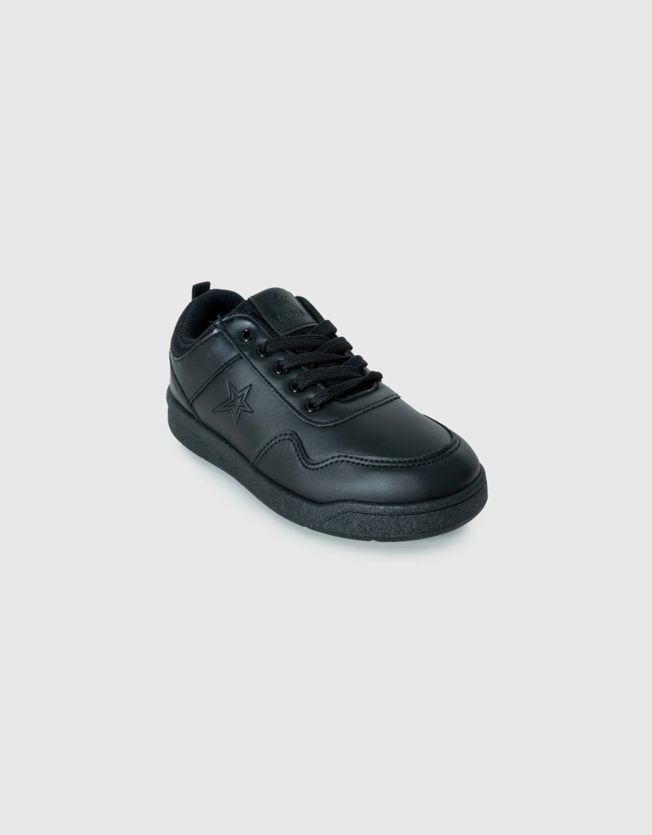 Andy Youth Sneaker in Black Mono