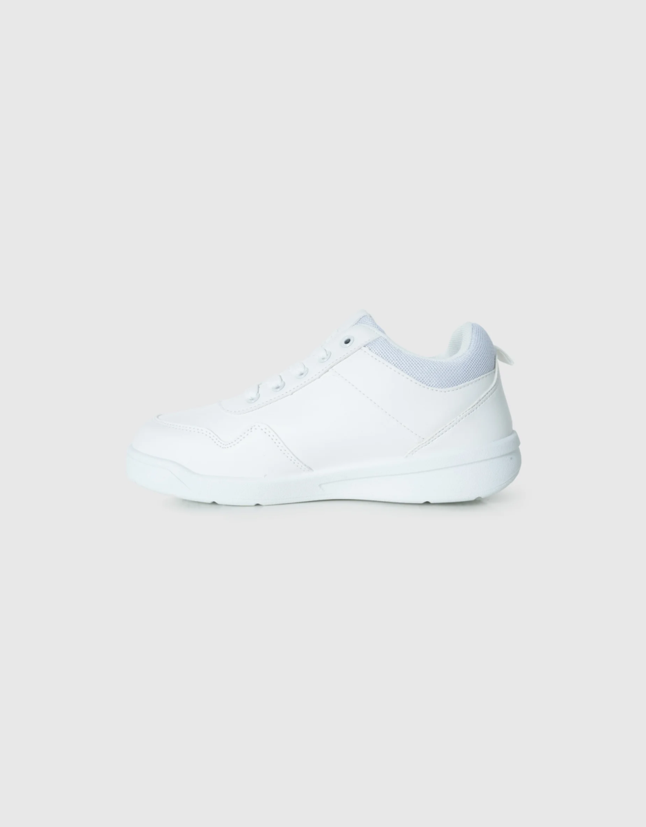 Andy Youth Sneaker in White Mono